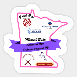 Mount Rose American Teen Princess Sticker